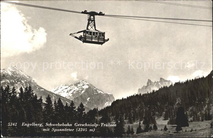 Seilbahn Gerschnialp-Trübsee Engelberg Spannörte