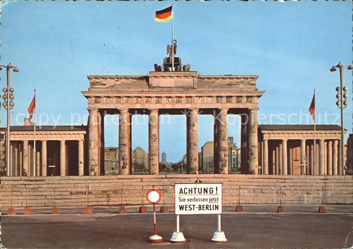 Brandenburgertor Grenze Berlin