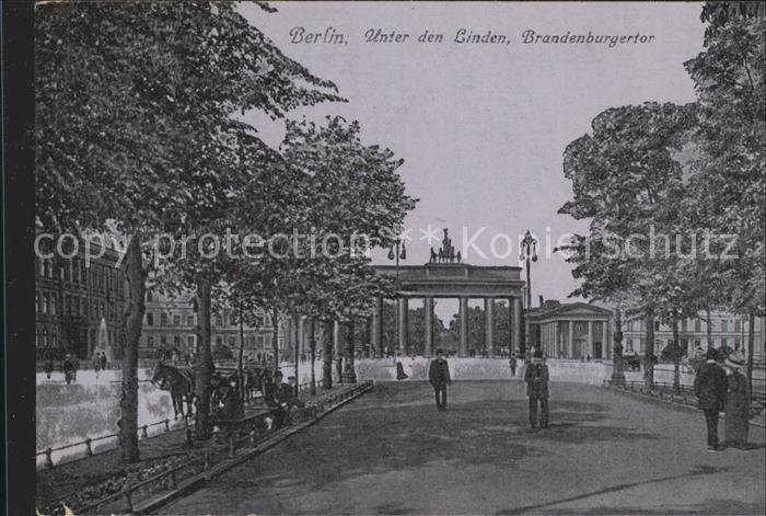 Brandenburgertor Berlin Unter den Linden