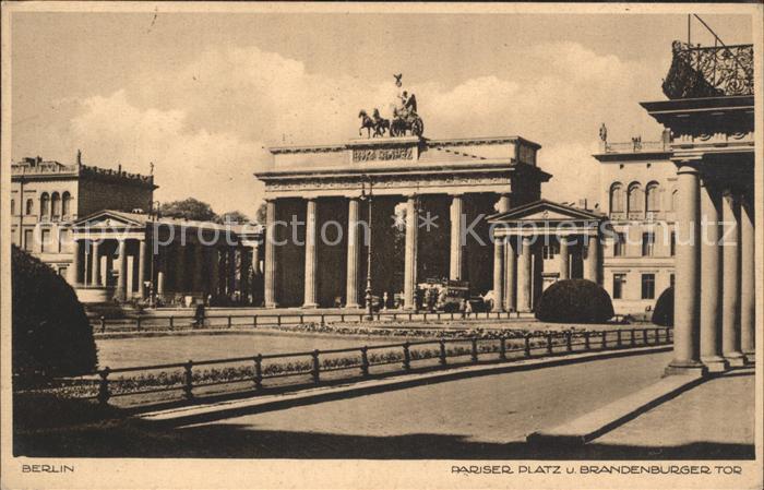 Brandenburgertor Berlin Pariser Platz