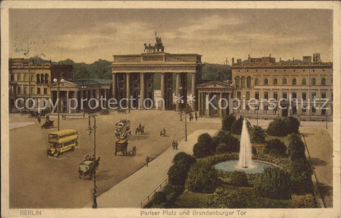 Brandenburgertor Berlin Pariser Platz