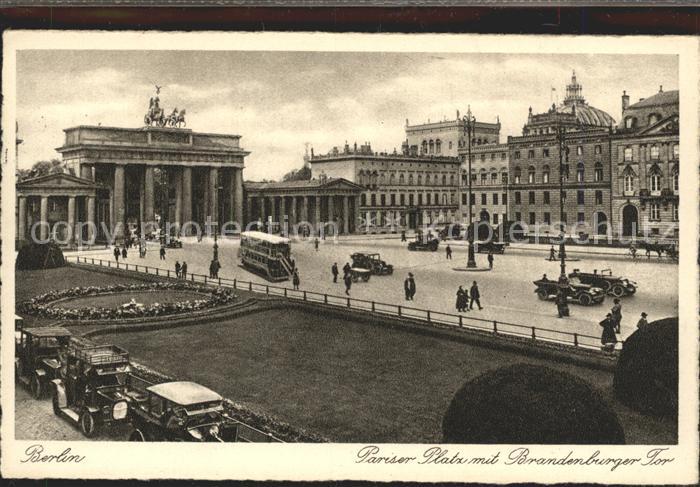 Brandenburgertor Berlin Pariser Platz