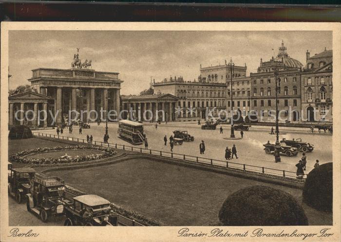 Brandenburgertor Berlin Pariser Platz