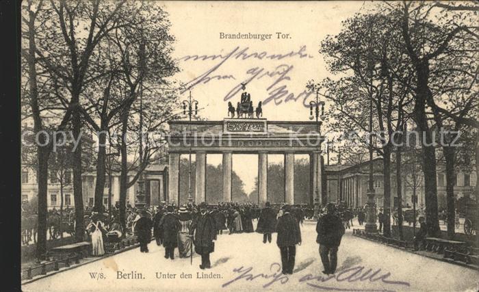 Brandenburgertor Berlin Unter den Linden