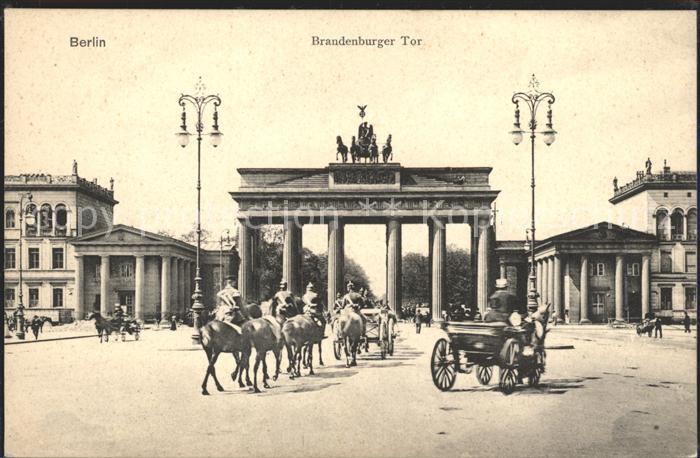 Brandenburgertor Berlin Pferdekutsche