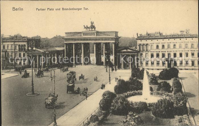 Brandenburgertor Berlin Pariser Platz