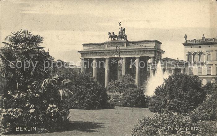 Brandenburgertor Berlin Pariserplatz