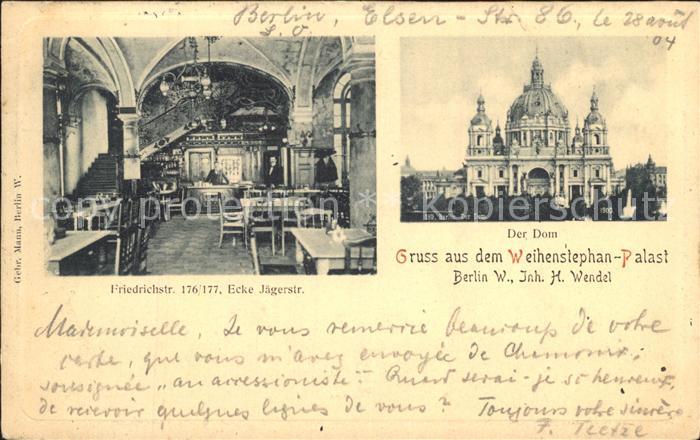 BERLIN  CITY Dom Weihenstephan- Palast