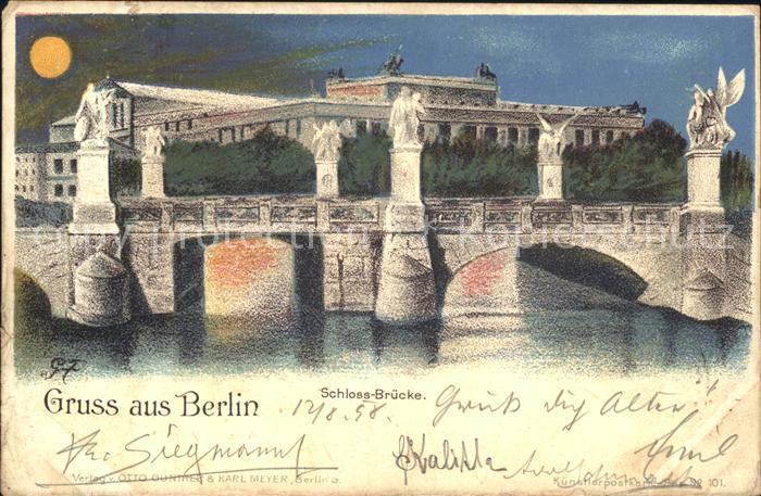 BERLIN  CITY Schloss- Bruecke