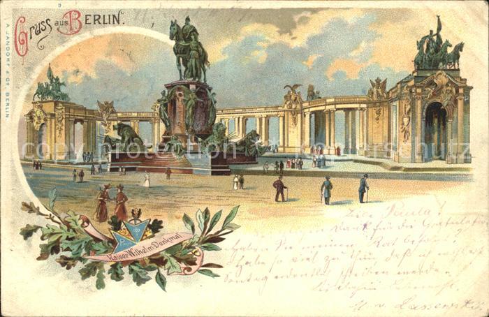 BERLIN  CITY Kaiser Wilhelm Denkmal