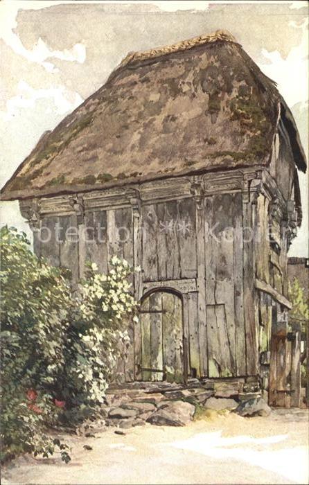 HAMBURG  CITY Alter Kornspeicher Kuenstlerkarte