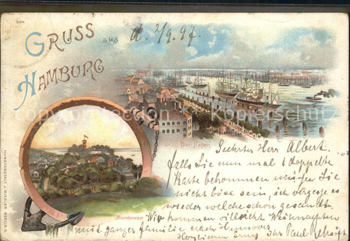 HAMBURG  CITY Der Hafen Blankenese