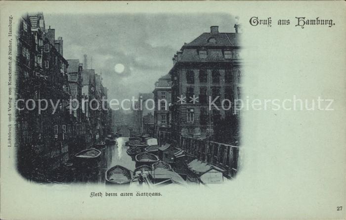 HAMBURG  CITY Fleth beim alten Rathaus