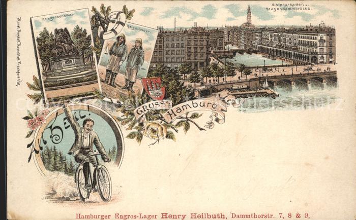 HAMBURG  CITY Kriegerdenkmal Helgolaender