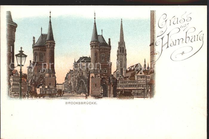 HAMBURG  CITY Brooksbruecke