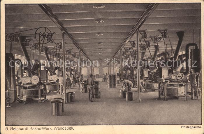 Wandsbek Reichardt- Kakao- Werk Roestapparate