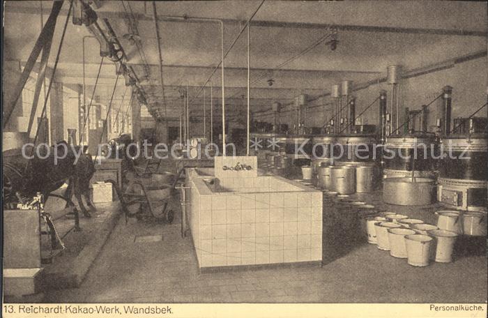 Wandsbek Reichardt- Kakao- Werk Personalkueche