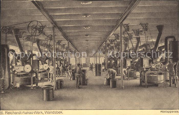 Wandsbek Reichardt- Kakao- Werk Roestapparate