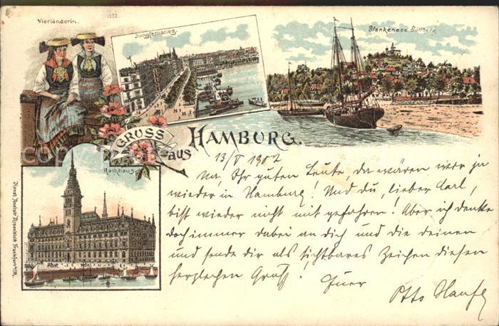 HAMBURG CITY Vierlaenderin Jungfernstieg Blankenese