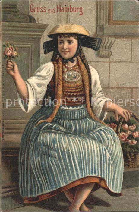HAMBURG CITY Frau Tracht