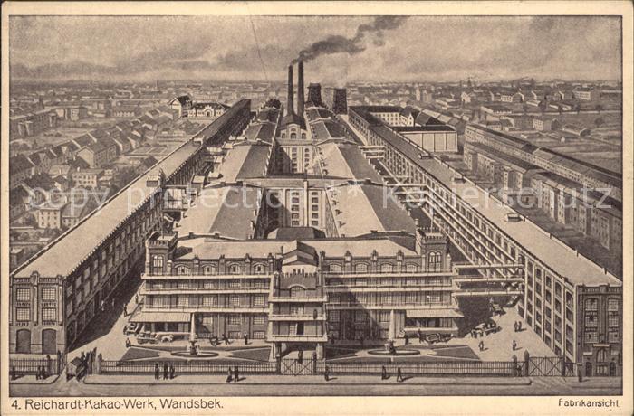 Wandsbek Reichardt- Kakao- Werk Fabrikansicht