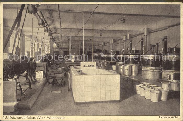 Wandsbek Reichardt- Kakao- Werk Personalkueche