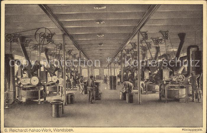Wandsbek Reichardt- Kakao- Werk Roestapparate
