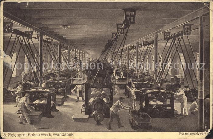 Wandsbek Reichardt- Kakao- Werk Porzellanwerke