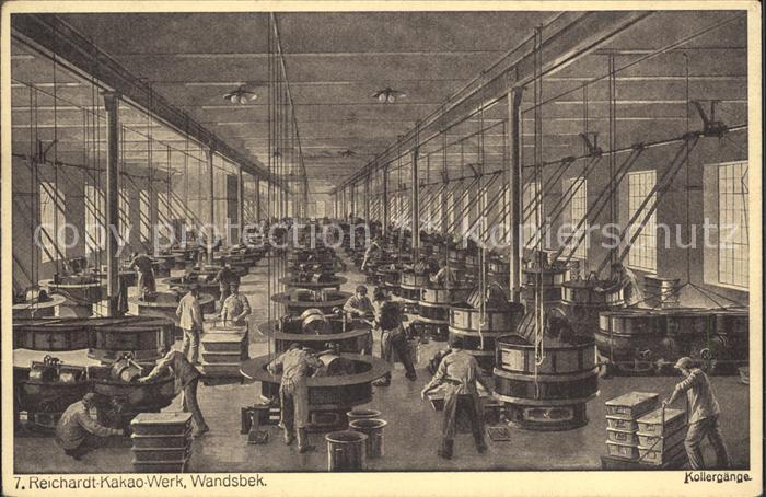 Wandsbek Reichardt- Kakao- Werk Kollergaenge