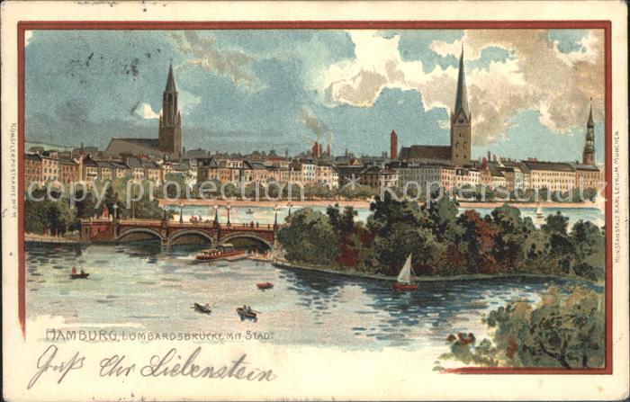 HAMBURG  CITY Lombardsbruecke