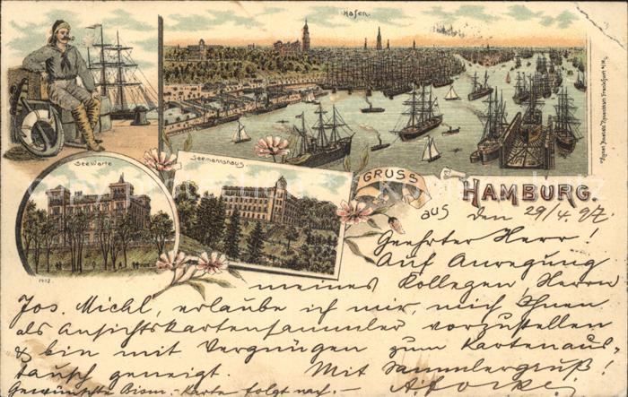 HAMBURG  CITY Seewarte Seemannshaus