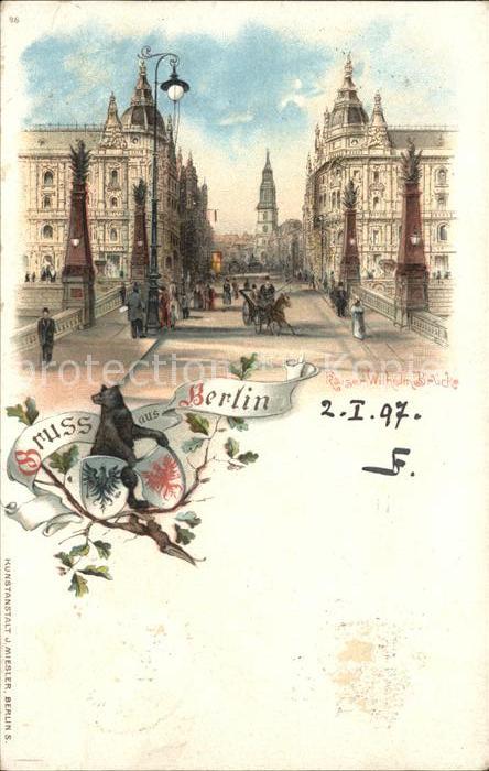 BERLIN  CITY Kaiser- Wilhelm- Bruecke