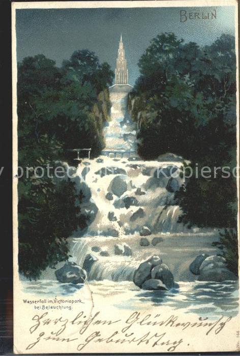 BERLIN  CITY Wasserfall Viktoriapark