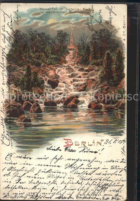 BERLIN  CITY Wasserfall Viktoria- Park