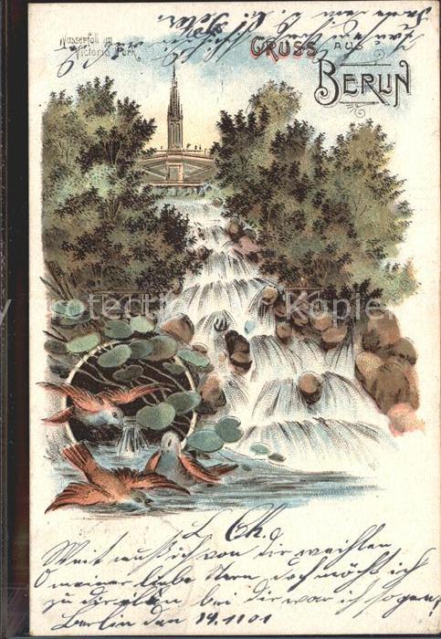 BERLIN  CITY Wasserfall Viktoria- Park