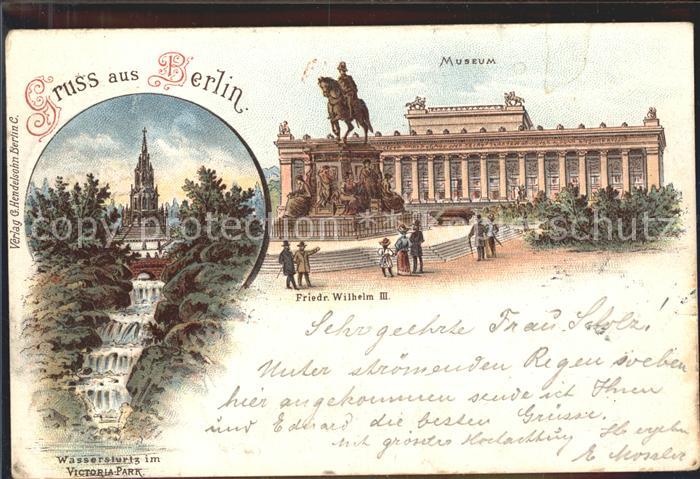 BERLIN  CITY Museum Wasserfall Viktoria- Park