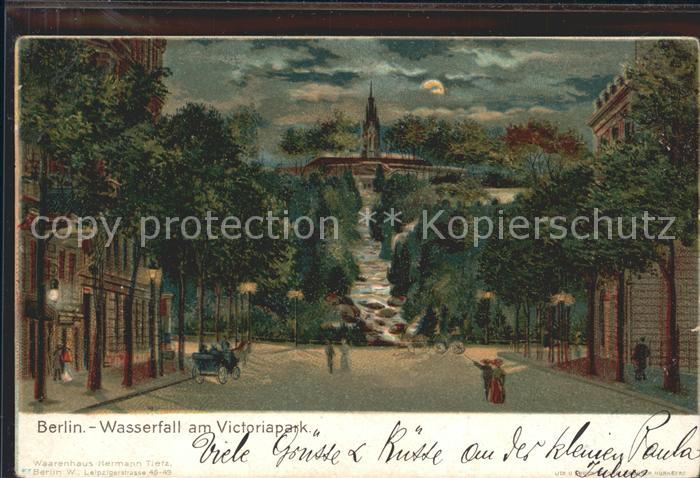 BERLIN  CITY Wasserfall Viktoria- Park