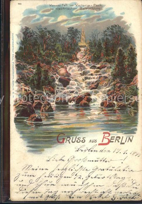 BERLIN  CITY Wasserfall Viktoriapark