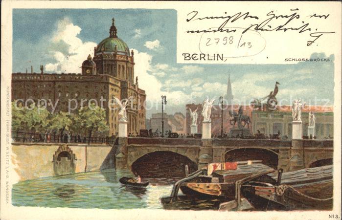 BERLIN  CITY Schlossbruecke