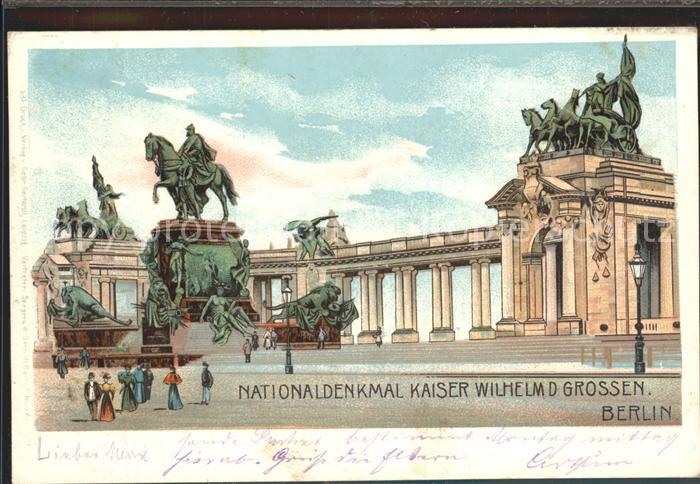 BERLIN  CITY Nationaldenkmal Kaiser Wilhelm dem Grossen