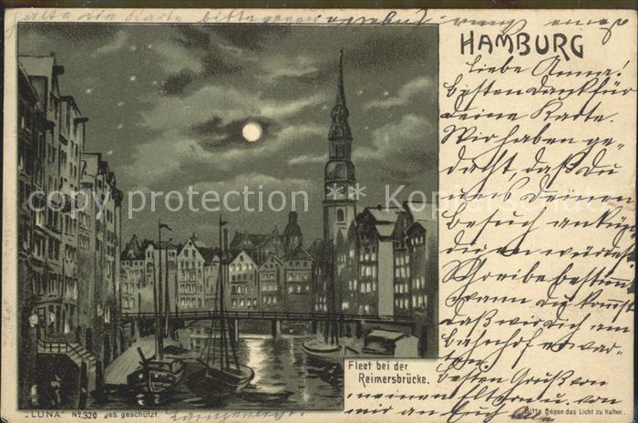 HAMBURG  CITY Fleet Reimersbruecke
