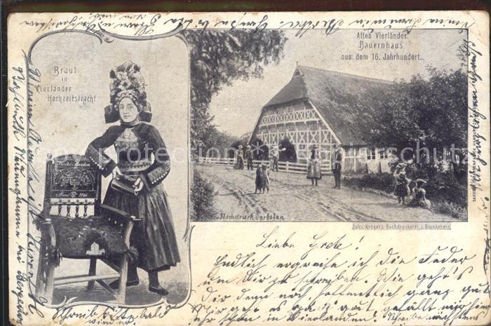 HAMBURG  CITY Braut Vierlaender Hochzeitstracht