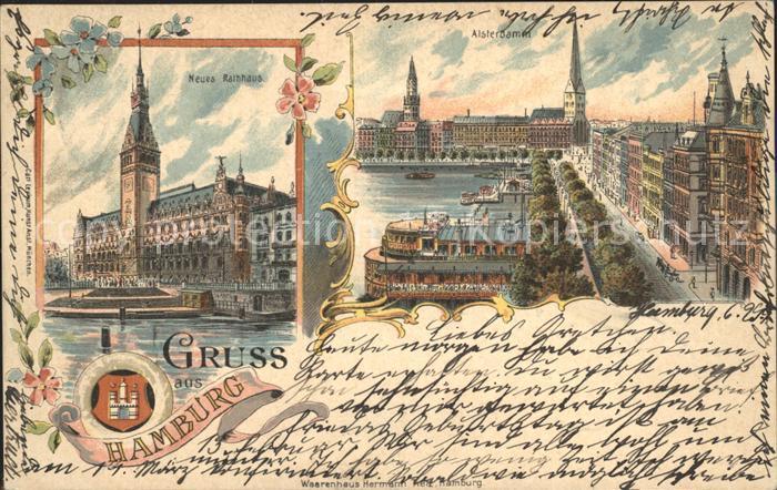 HAMBURG  CITY Alsterdamm Neues Rathaus