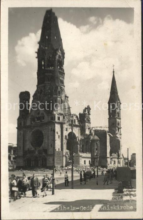 BERLIN  CITY Kaiser Wilhelm Gedaechtniskirche