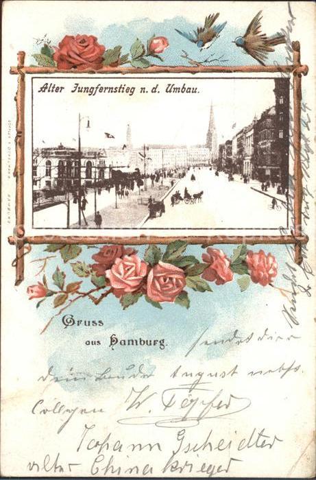 HAMBURG  CITY Alter Jungfernstieg nach Umbau