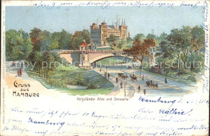 HAMBURG  CITY Helgolaender Allee Seewarte