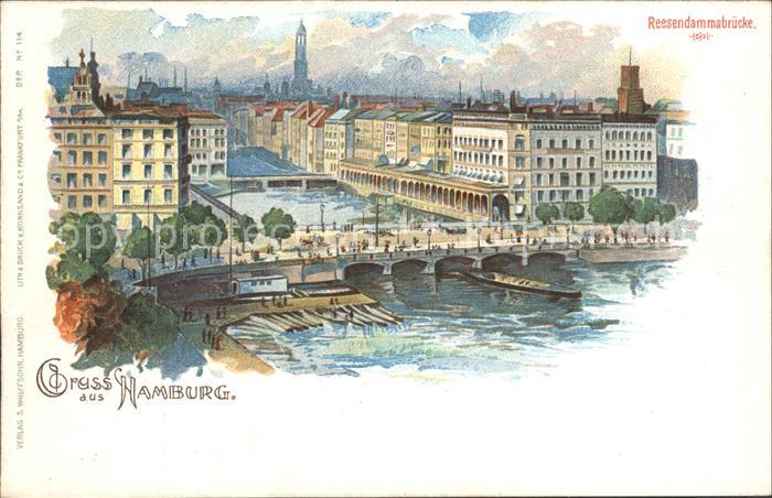 HAMBURG  CITY Reesendammbruecke
