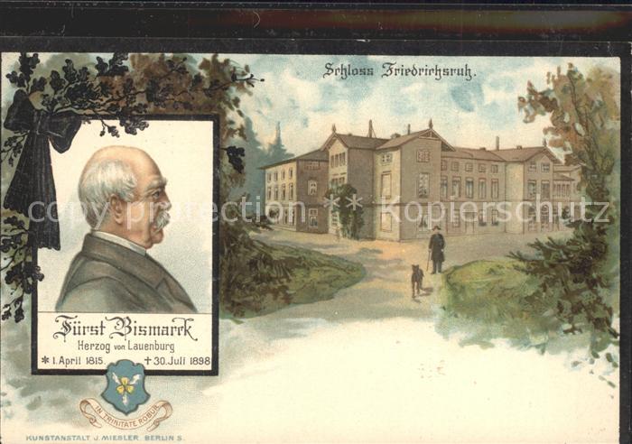 Friedrichsruh Hamburg Schloss Fuerst Bismarck