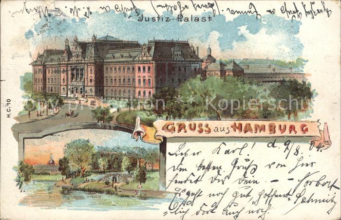 HAMBURG  CITY Justiz- Palast