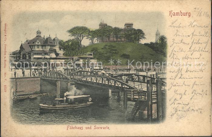 HAMBURG  CITY Faehrhaus Seewarte